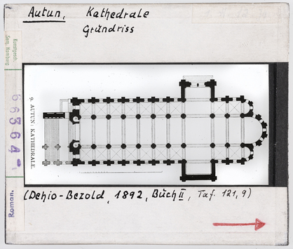 Vorschaubild Autun: Kathedrale Saint-Lazare, Grundriss 